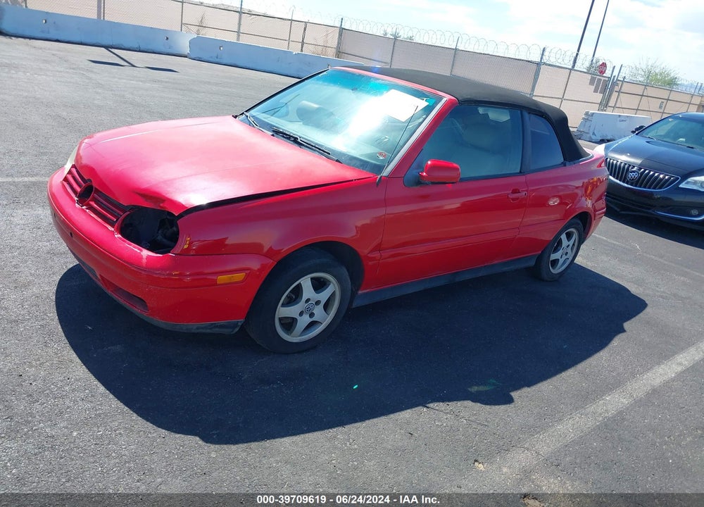 1999 VOLKSWAGEN CABRIO GLS VIN: 3VWDB61E1XM812565