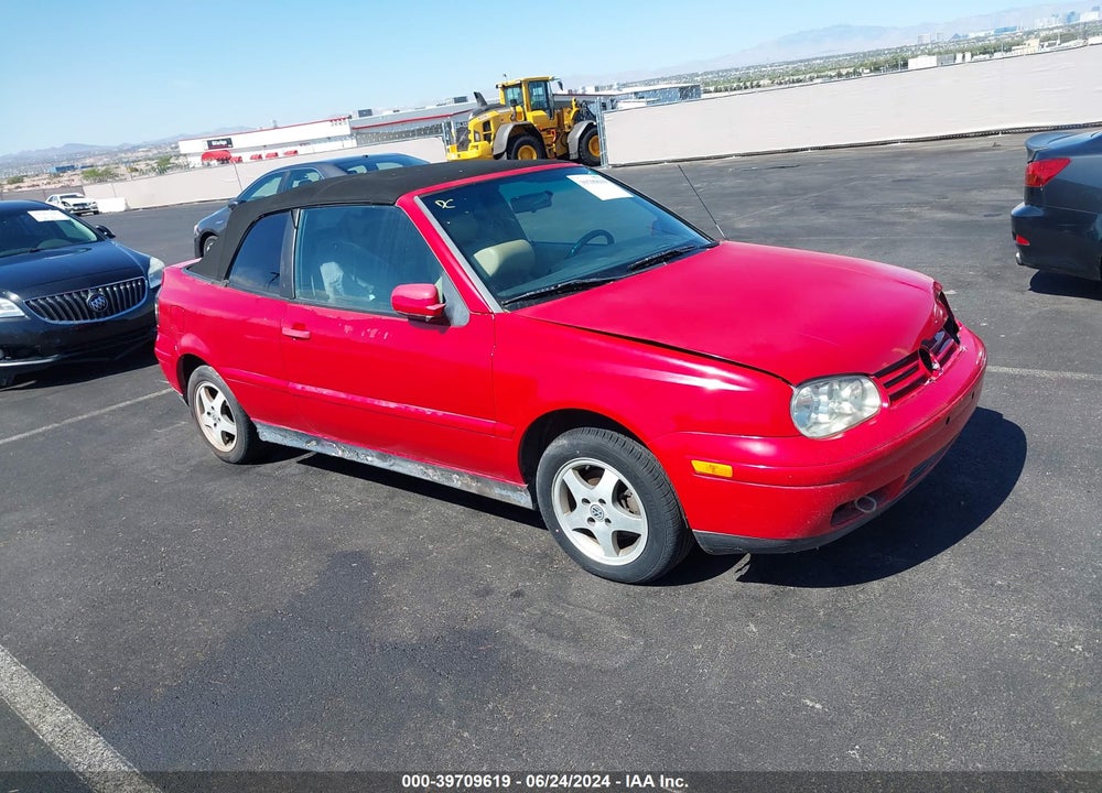 1999 VOLKSWAGEN CABRIO GLS VIN: 3VWDB61E1XM812565