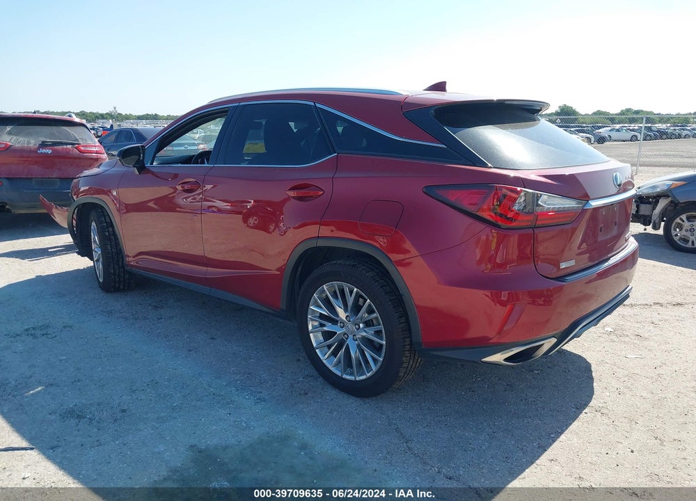 2016 LEXUS RX 350 F-SPORT VIN: 2T2BZMCA4GC031497