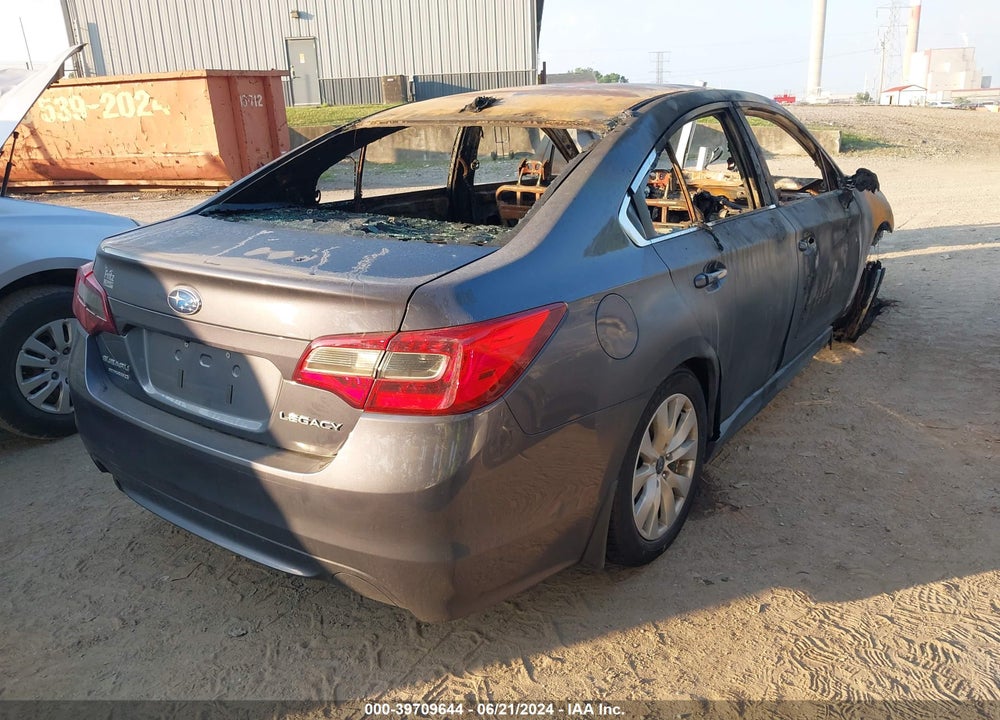 2016 SUBARU LEGACY 2.5I PREMIUM VIN: 4S3BNBC62G3038070