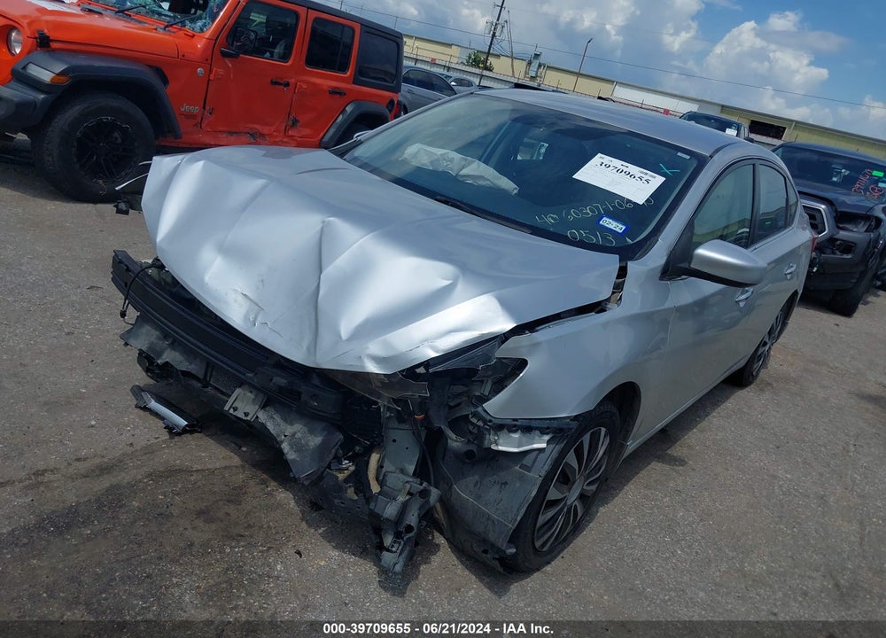 2016 NISSAN SENTRA S VIN: 3N1AB7AP3GY260513
