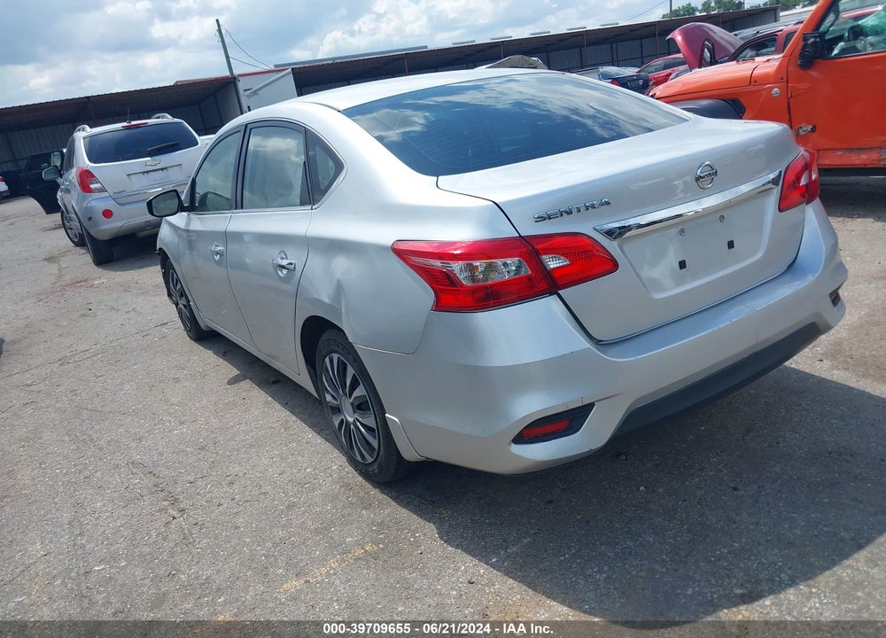 2016 NISSAN SENTRA S VIN: 3N1AB7AP3GY260513