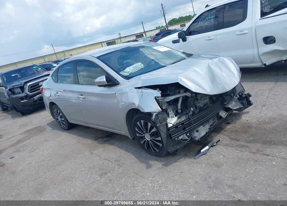 2016 NISSAN SENTRA S VIN: 3N1AB7AP3GY260513