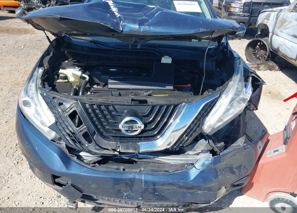 2015 NISSAN MURANO SL VIN: 5N1AZ2MG6FN281452