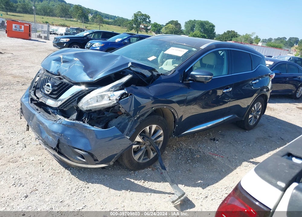 2015 NISSAN MURANO SL VIN: 5N1AZ2MG6FN281452