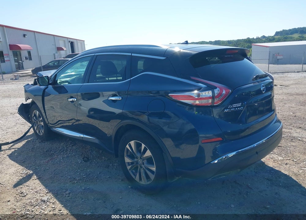 2015 NISSAN MURANO SL VIN: 5N1AZ2MG6FN281452