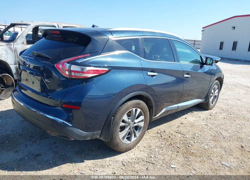 2015 NISSAN MURANO SL VIN: 5N1AZ2MG6FN281452