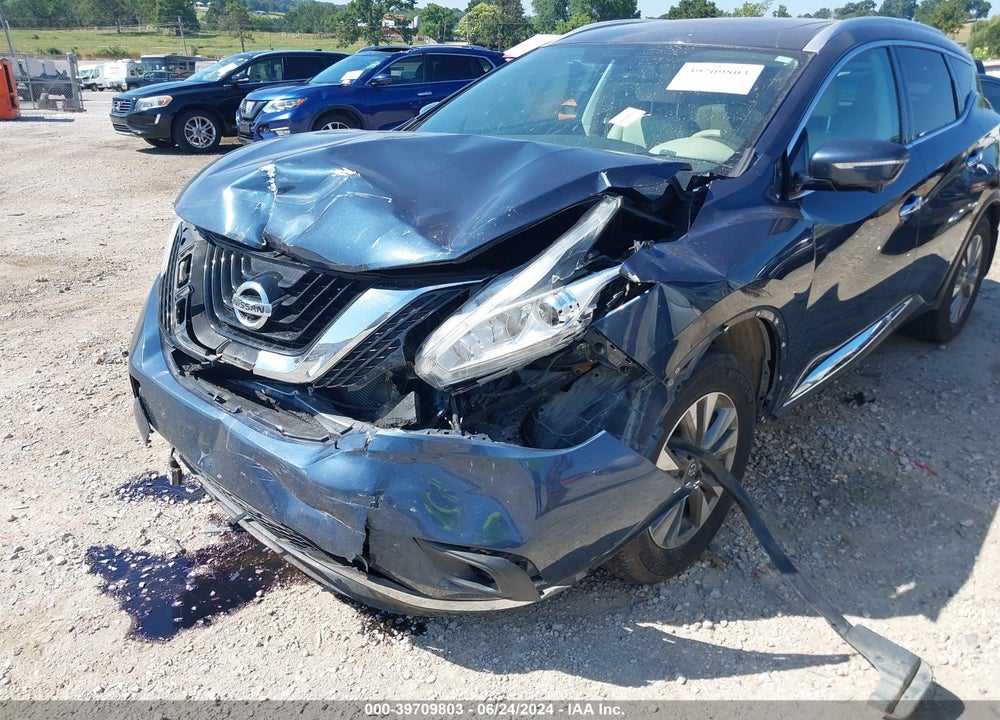 2015 NISSAN MURANO SL VIN: 5N1AZ2MG6FN281452