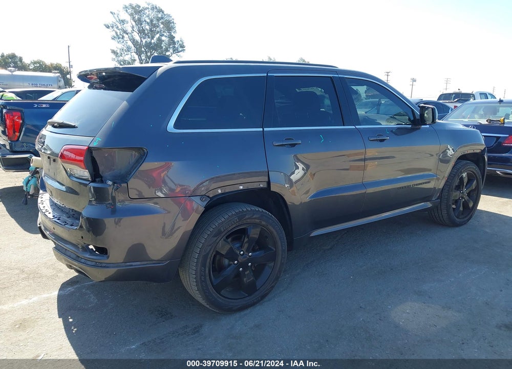 2015 JEEP GRAND CHEROKEE HIGH ALTITUDE VIN: 1C4RJECGXFC137643