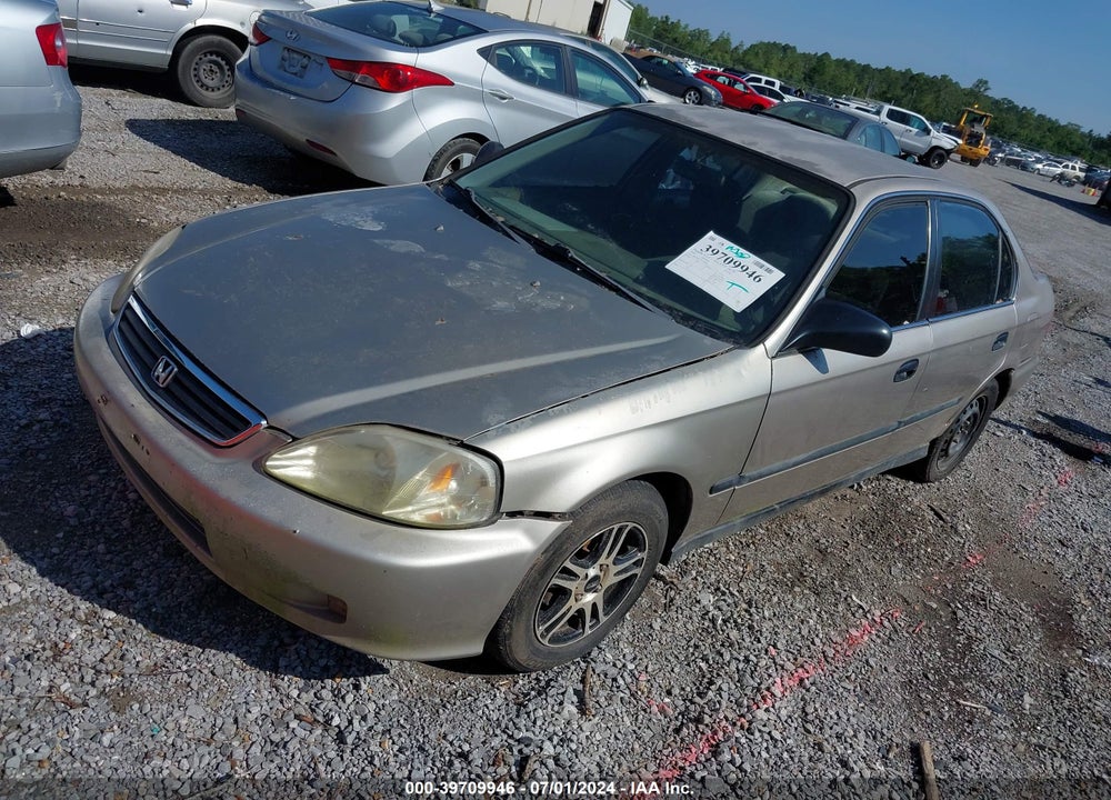 2000 HONDA CIVIC LX VIN: 1HGEJ6673YL018093
