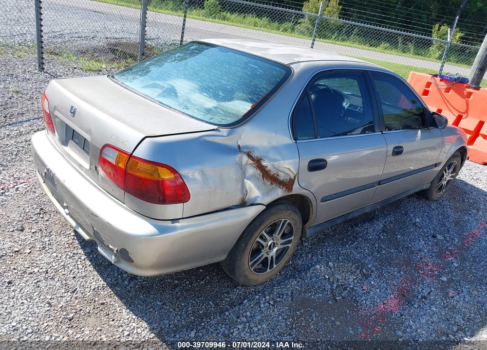 2000 HONDA CIVIC LX VIN: 1HGEJ6673YL018093
