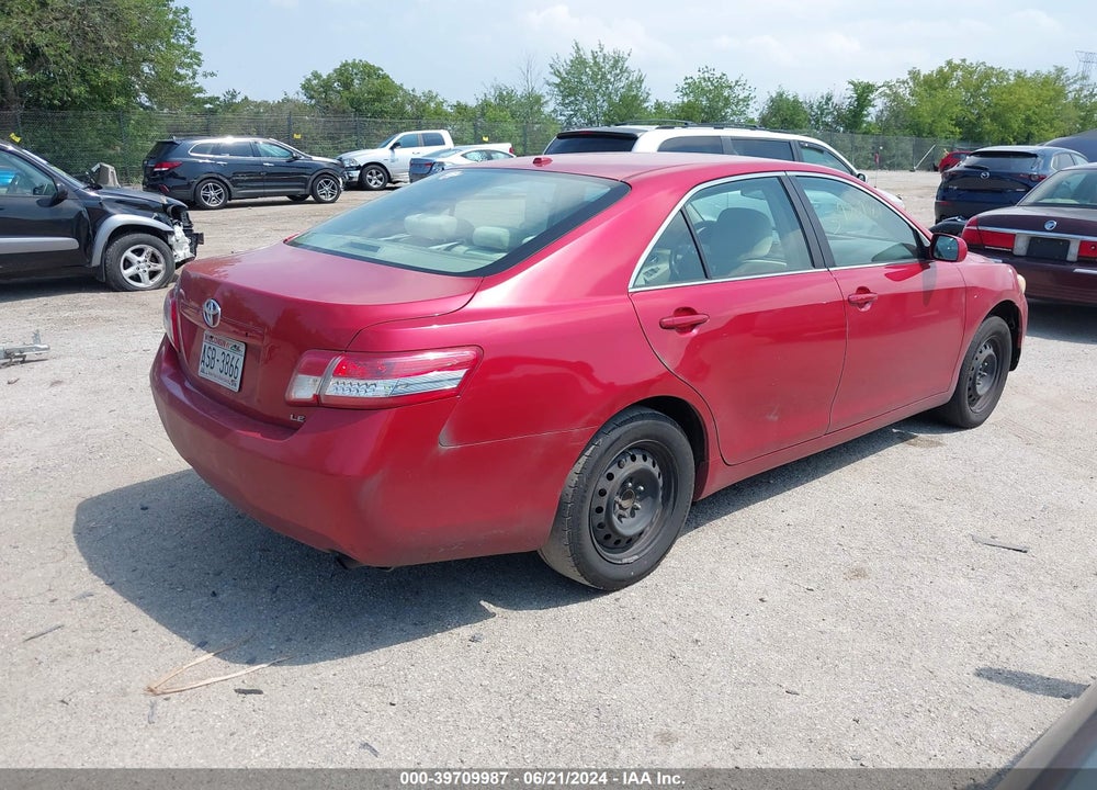 2010 TOYOTA CAMRY LE VIN: 4T1BF3EK4AU046259