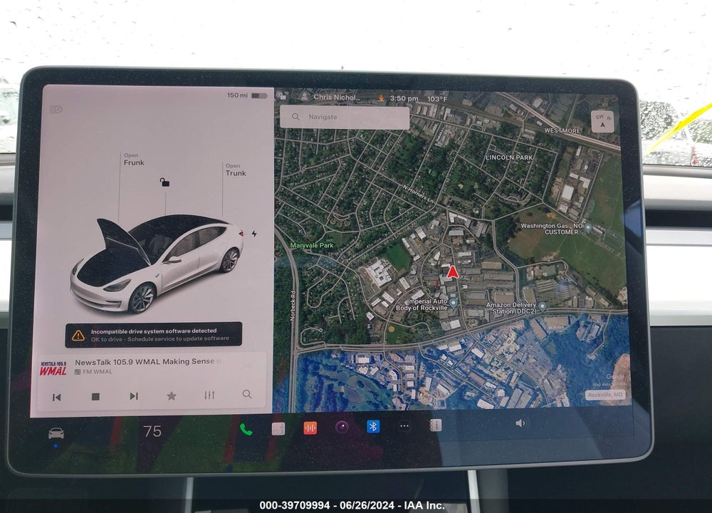 2018 TESLA MODEL 3 LONG RANGE/PERFORMANCE VIN: 5YJ3E1EB1JF101131