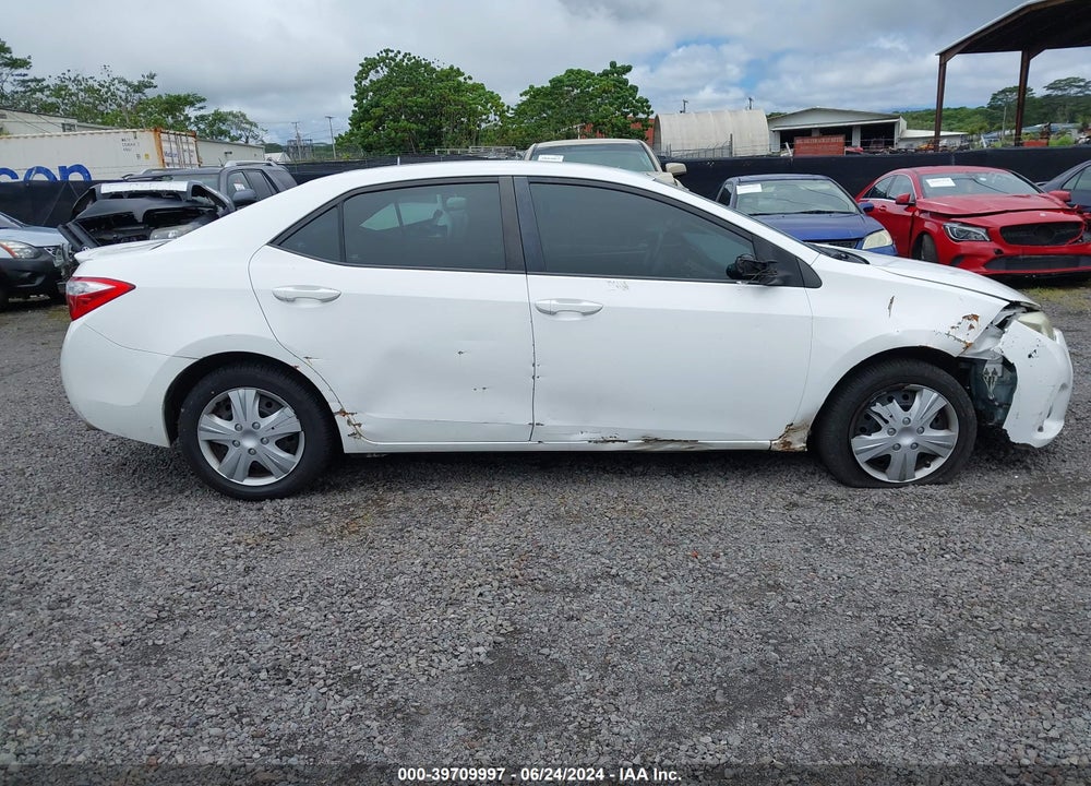 2014 TOYOTA COROLLA L/LE/LE PLUS/LE PREMIUM/S/S PLUS/S PREMIUM VIN: 5YFBURHE3EP120678