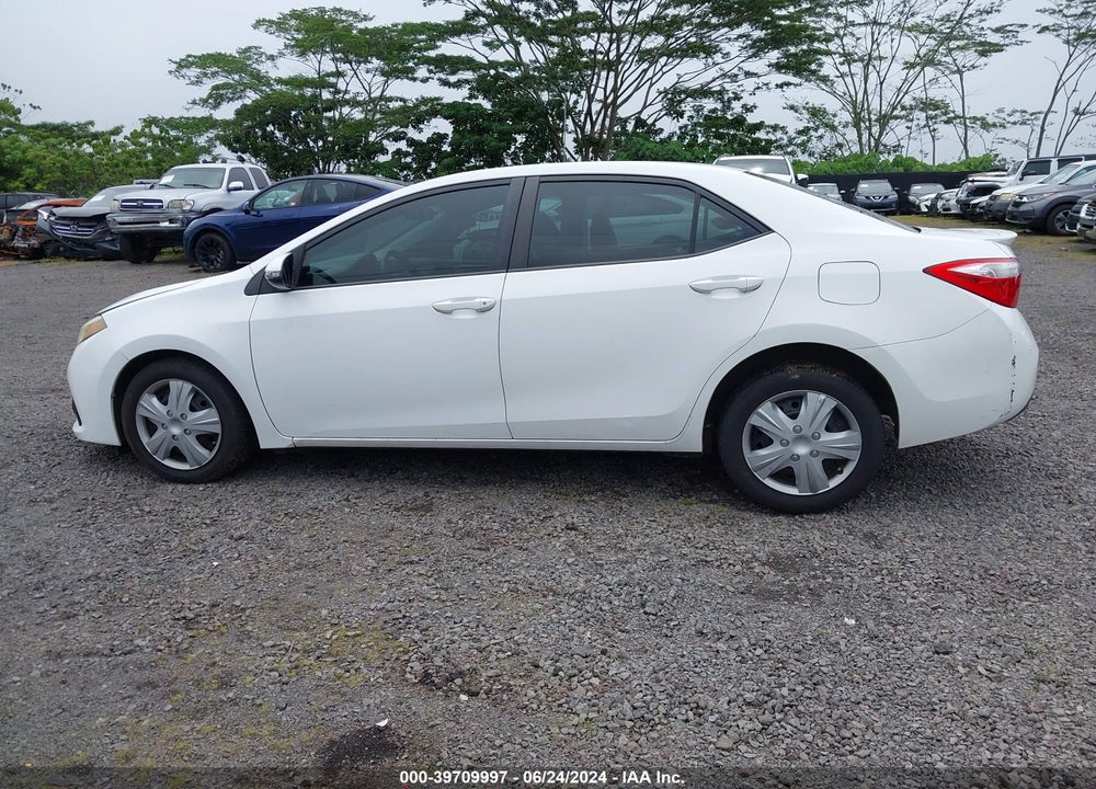2014 TOYOTA COROLLA L/LE/LE PLUS/LE PREMIUM/S/S PLUS/S PREMIUM VIN: 5YFBURHE3EP120678