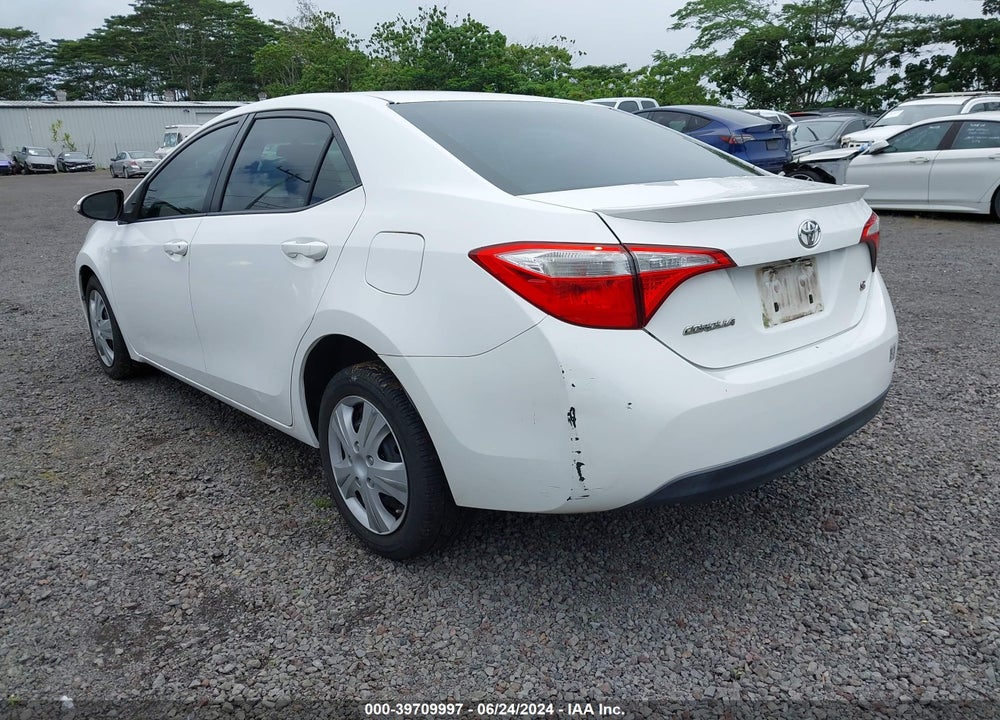2014 TOYOTA COROLLA L/LE/LE PLUS/LE PREMIUM/S/S PLUS/S PREMIUM VIN: 5YFBURHE3EP120678