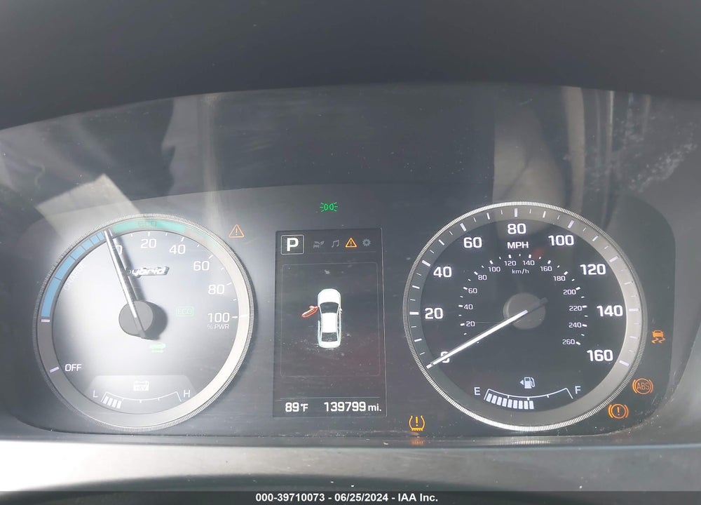 2016 HYUNDAI SONATA HYBRID SE VIN: KMHE24L16GA014478