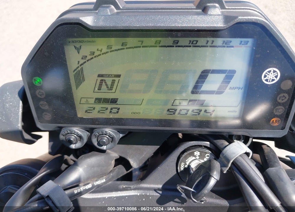 2022 YAMAHA MT-03 VIN: MH3RH20Y3NK007510