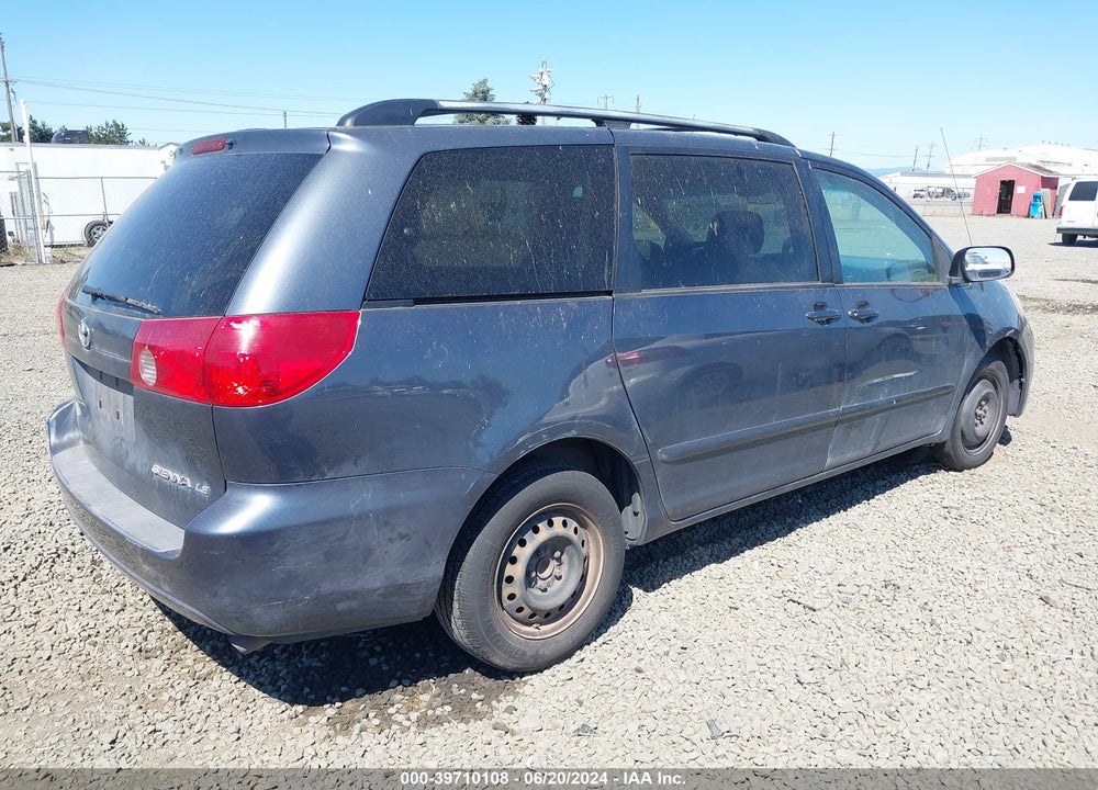 2008 TOYOTA SIENNA LE VIN: 5TDZK23C28S209106