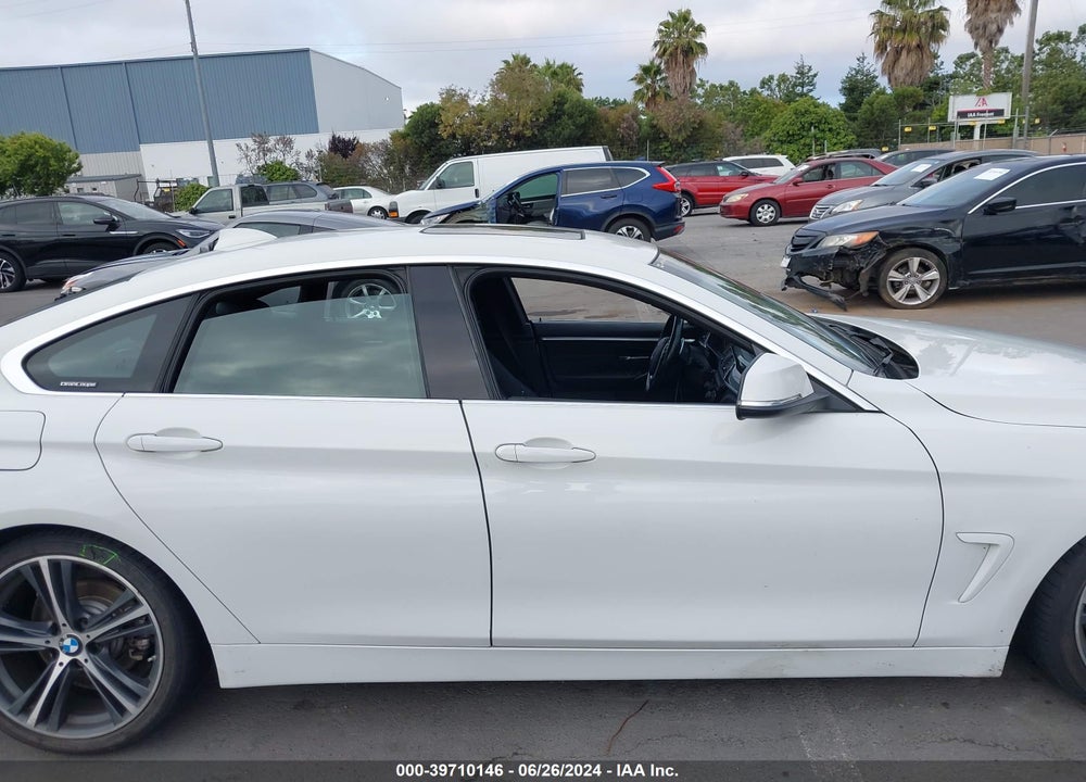 2018 BMW 430I GRAN COUPE VIN: WBA4J1C55JBG80494