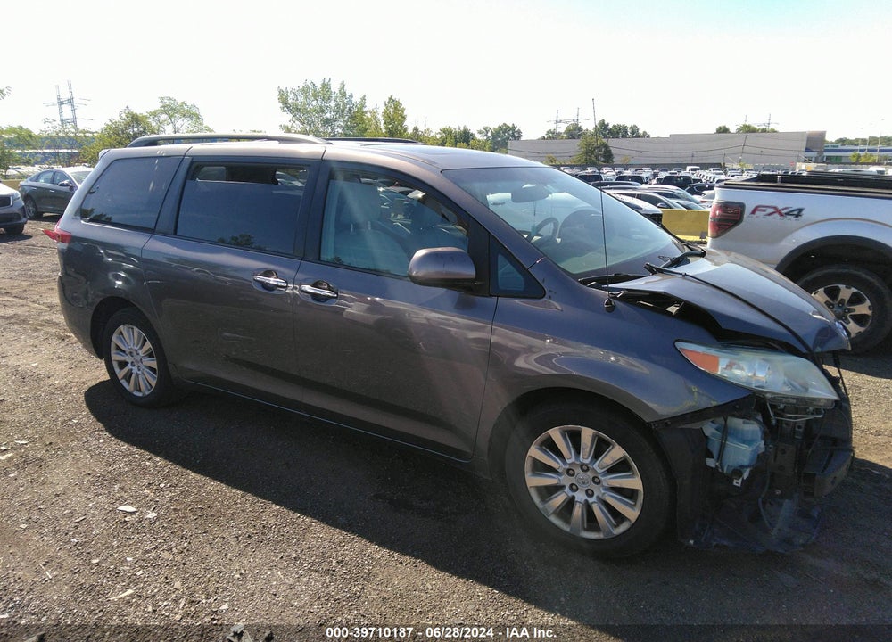 2012 TOYOTA SIENNA XLE 7 PASSENGER VIN: 5TDDK3DC4CS046966
