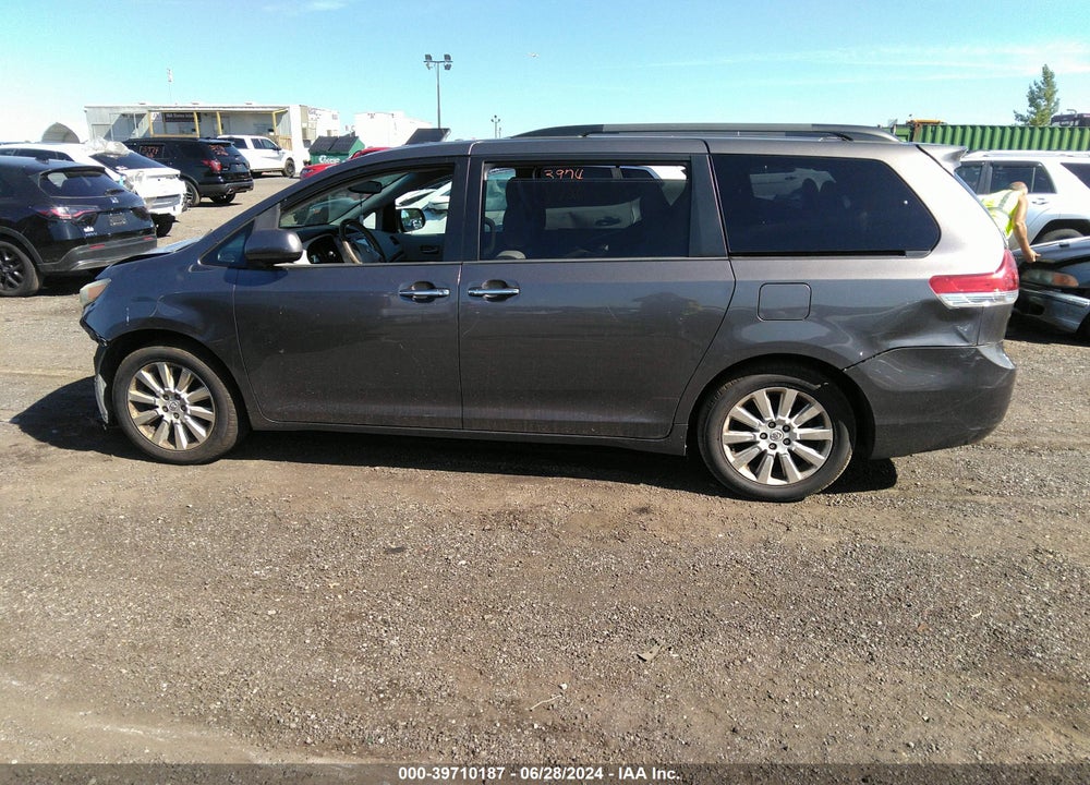 2012 TOYOTA SIENNA XLE 7 PASSENGER VIN: 5TDDK3DC4CS046966