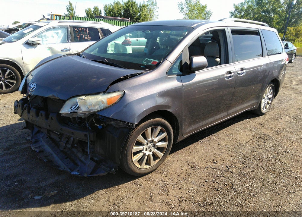 2012 TOYOTA SIENNA XLE 7 PASSENGER VIN: 5TDDK3DC4CS046966