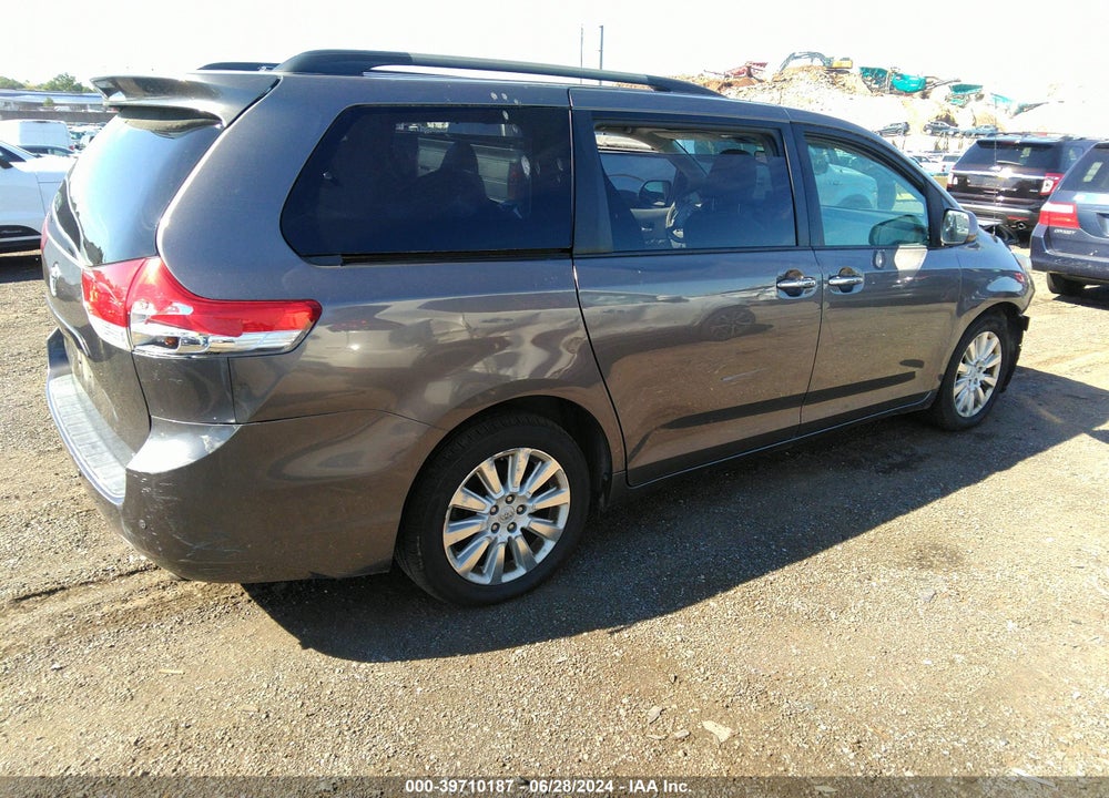 2012 TOYOTA SIENNA XLE 7 PASSENGER VIN: 5TDDK3DC4CS046966