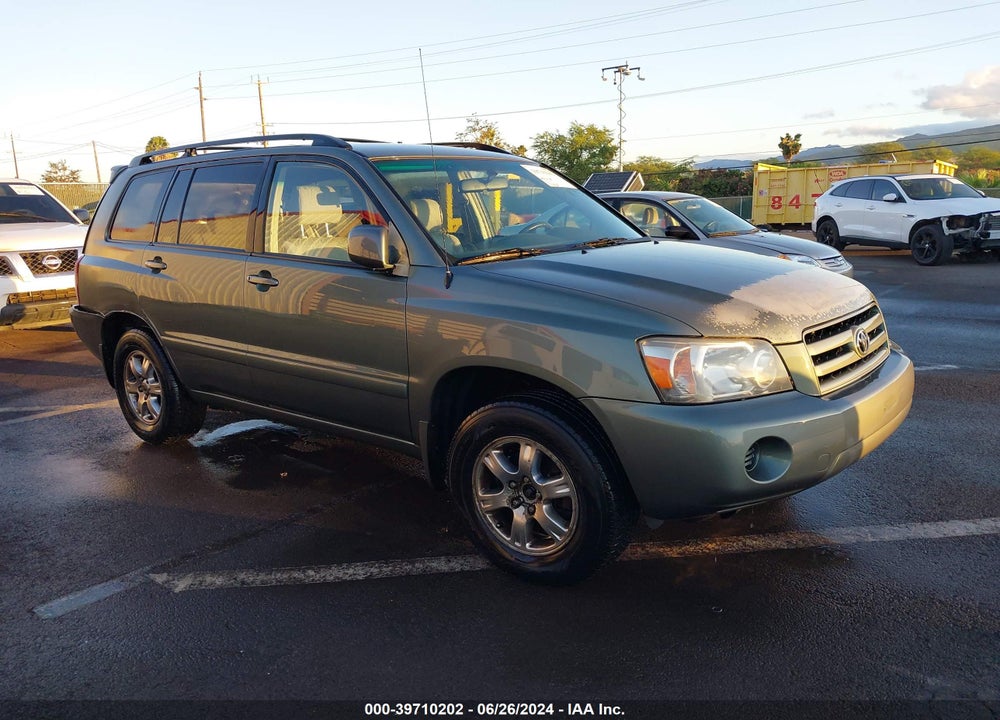 2006 TOYOTA HIGHLANDER LIMITED V6 VIN: JTEDP21A660119868