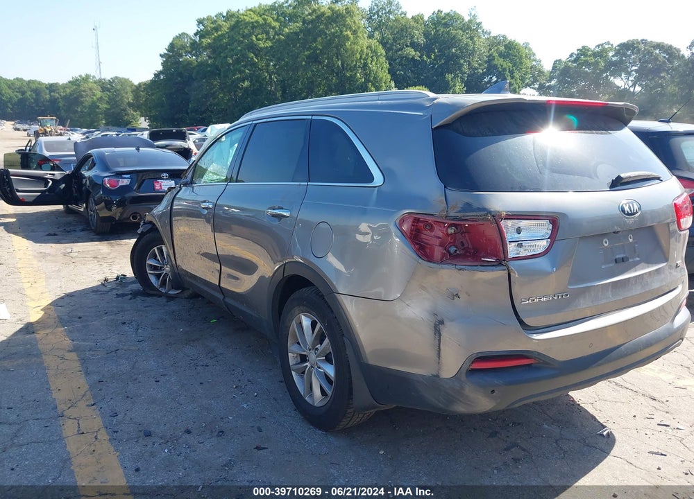 2017 KIA SORENTO 2.4L LX VIN: 5XYPG4A32HG217601