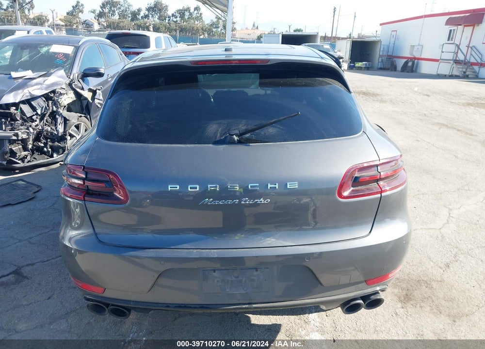2017 PORSCHE MACAN TURBO VIN: WP1AF2A50HLB61823