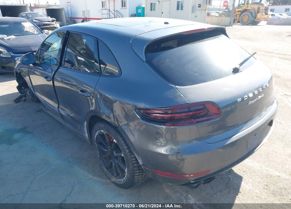 2017 PORSCHE MACAN TURBO VIN: WP1AF2A50HLB61823