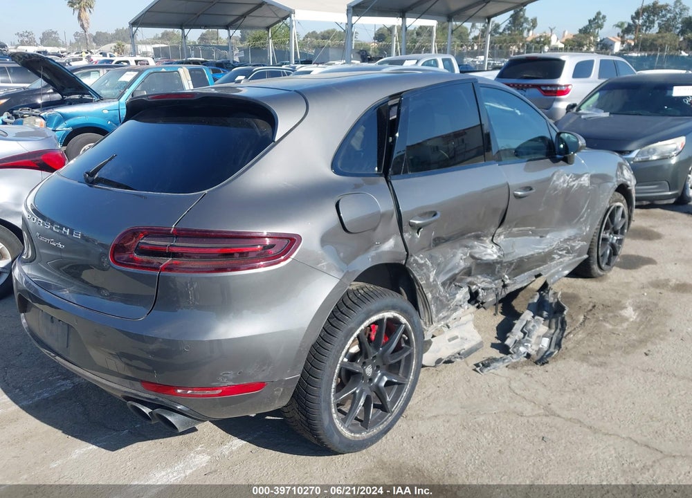 2017 PORSCHE MACAN TURBO VIN: WP1AF2A50HLB61823