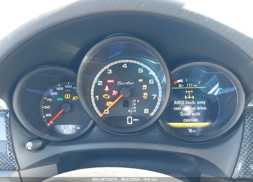 2017 PORSCHE MACAN TURBO VIN: WP1AF2A50HLB61823