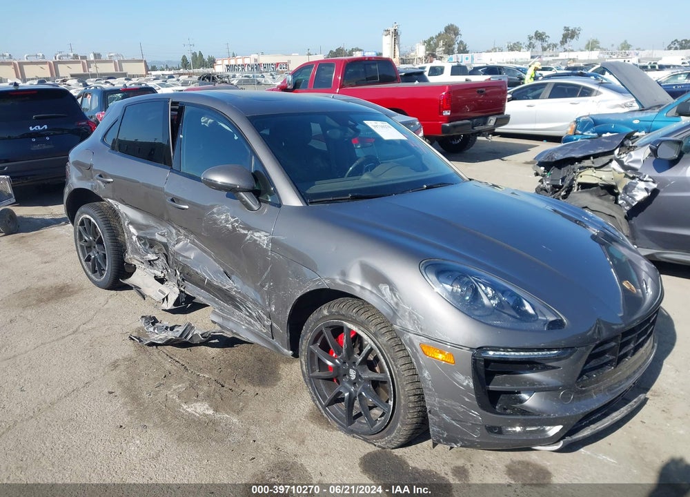2017 PORSCHE MACAN TURBO VIN: WP1AF2A50HLB61823