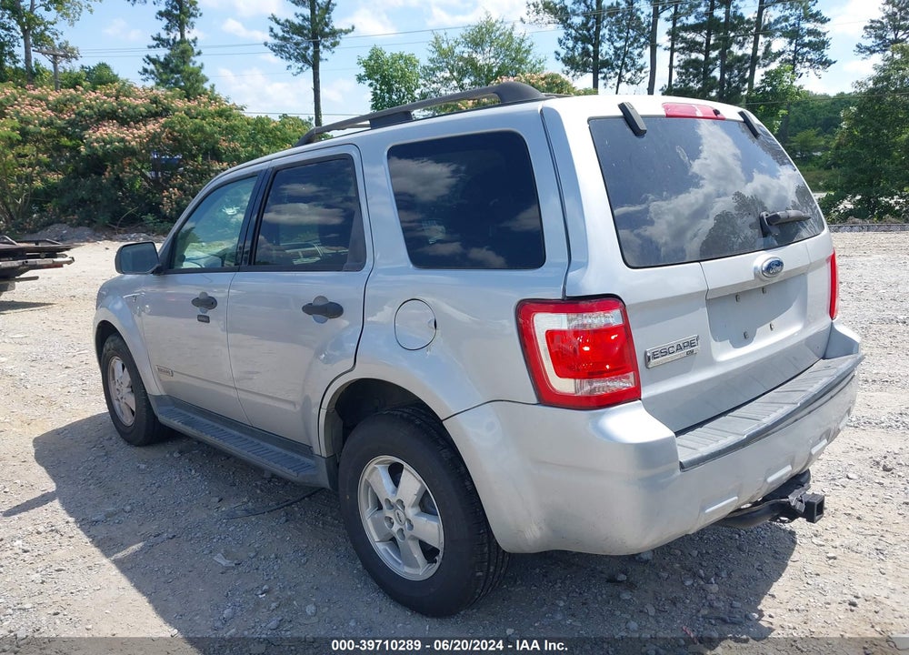 2008 FORD ESCAPE XLT VIN: 1FMCU03118KC66757