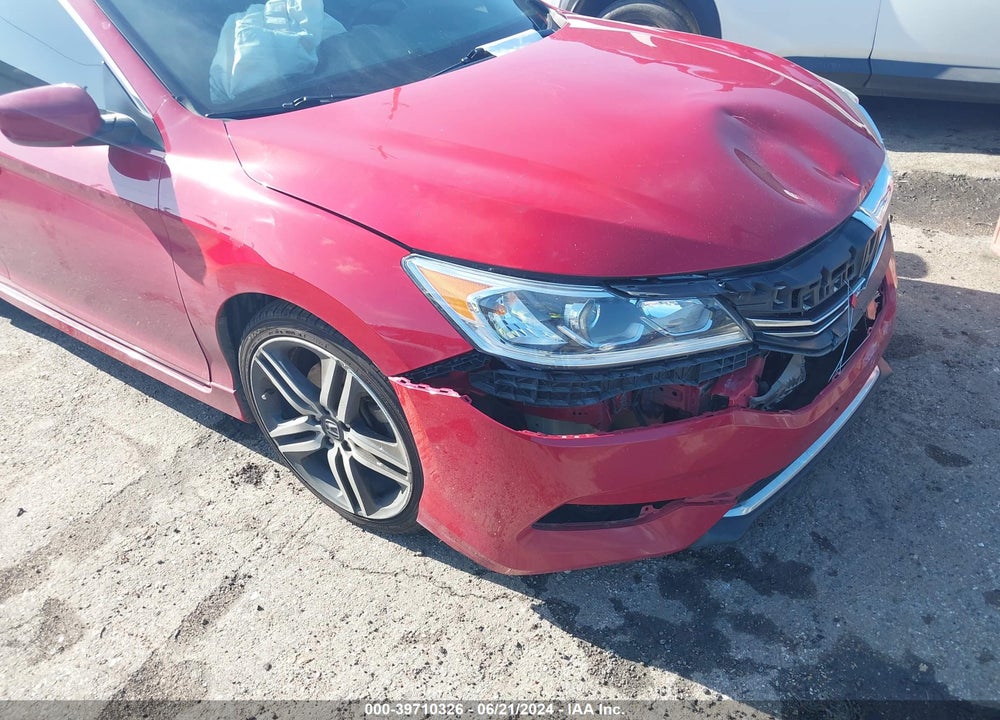 2016 HONDA ACCORD SPORT VIN: 1HGCR2F51GA096647