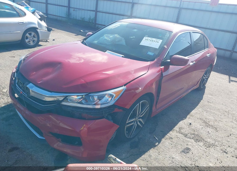 2016 HONDA ACCORD SPORT VIN: 1HGCR2F51GA096647