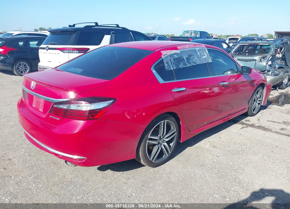 2016 HONDA ACCORD SPORT VIN: 1HGCR2F51GA096647