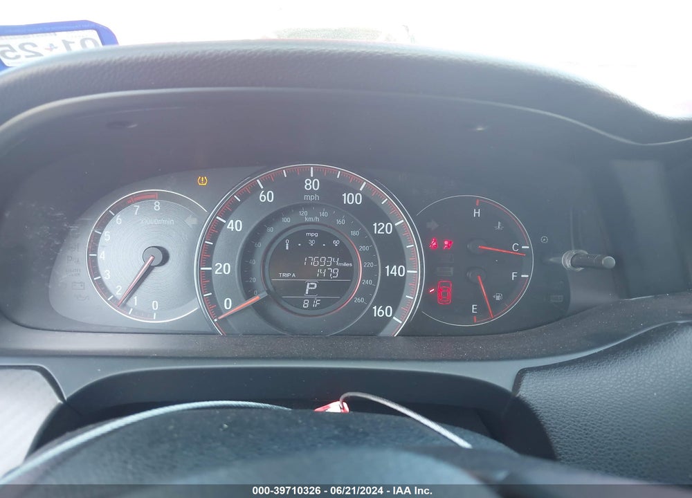 2016 HONDA ACCORD SPORT VIN: 1HGCR2F51GA096647