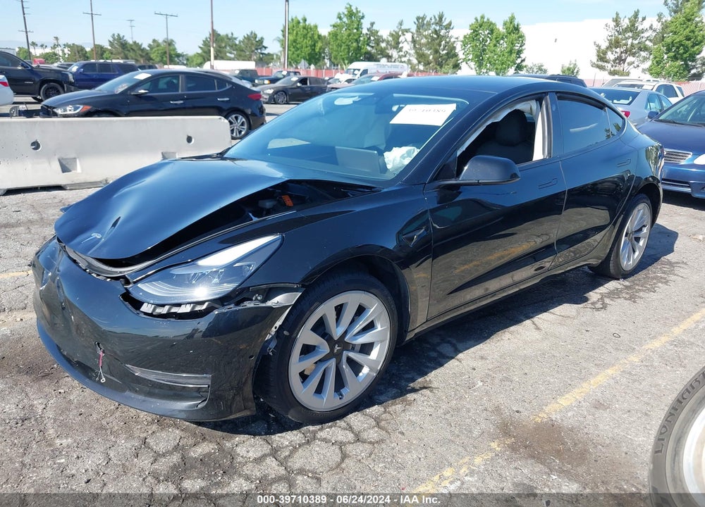 2021 TESLA MODEL 3 LONG RANGE DUAL MOTOR ALL-WHEEL DRIVE VIN: 5YJ3E1EB7MF075798