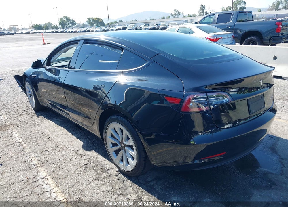 2021 TESLA MODEL 3 LONG RANGE DUAL MOTOR ALL-WHEEL DRIVE VIN: 5YJ3E1EB7MF075798