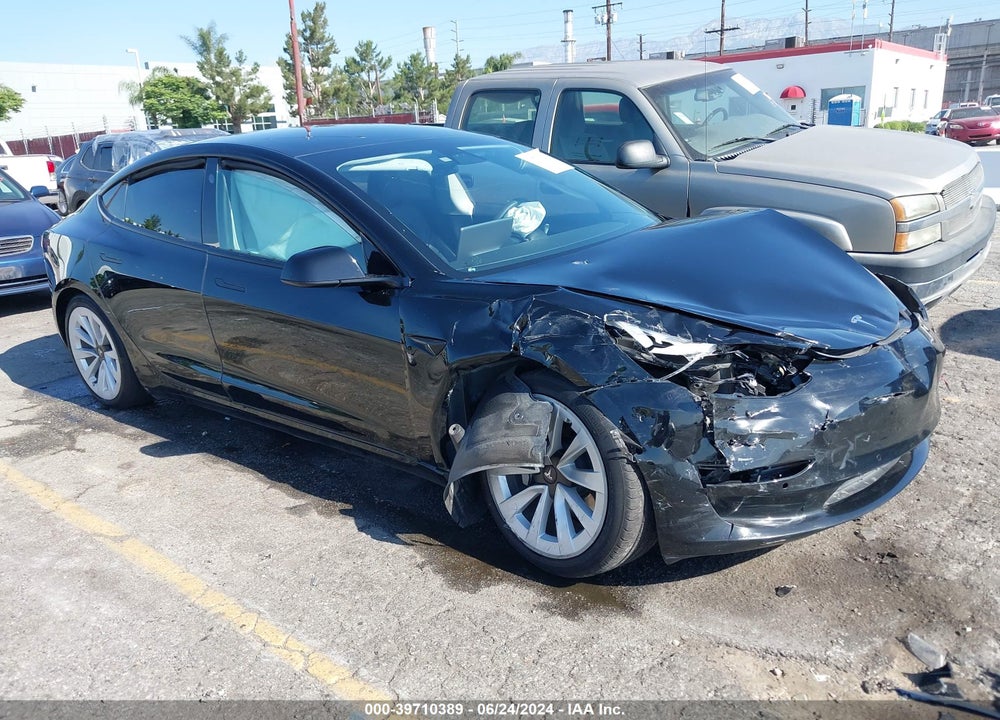 2021 TESLA MODEL 3 LONG RANGE DUAL MOTOR ALL-WHEEL DRIVE VIN: 5YJ3E1EB7MF075798