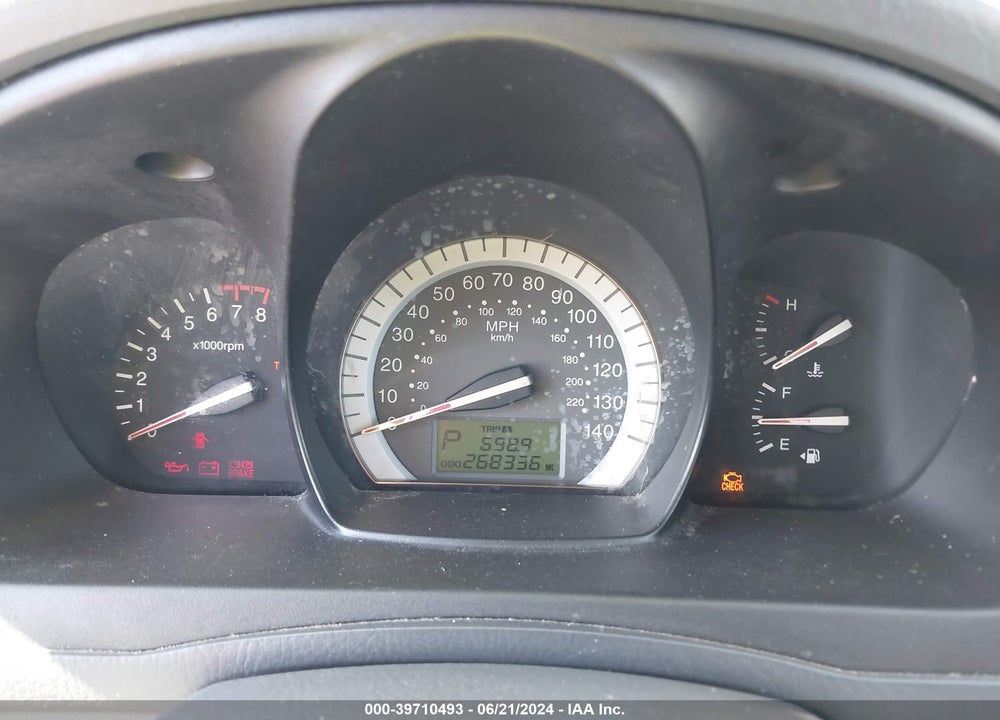 2007 KIA SPECTRA EX VIN: KNAFE122775447130