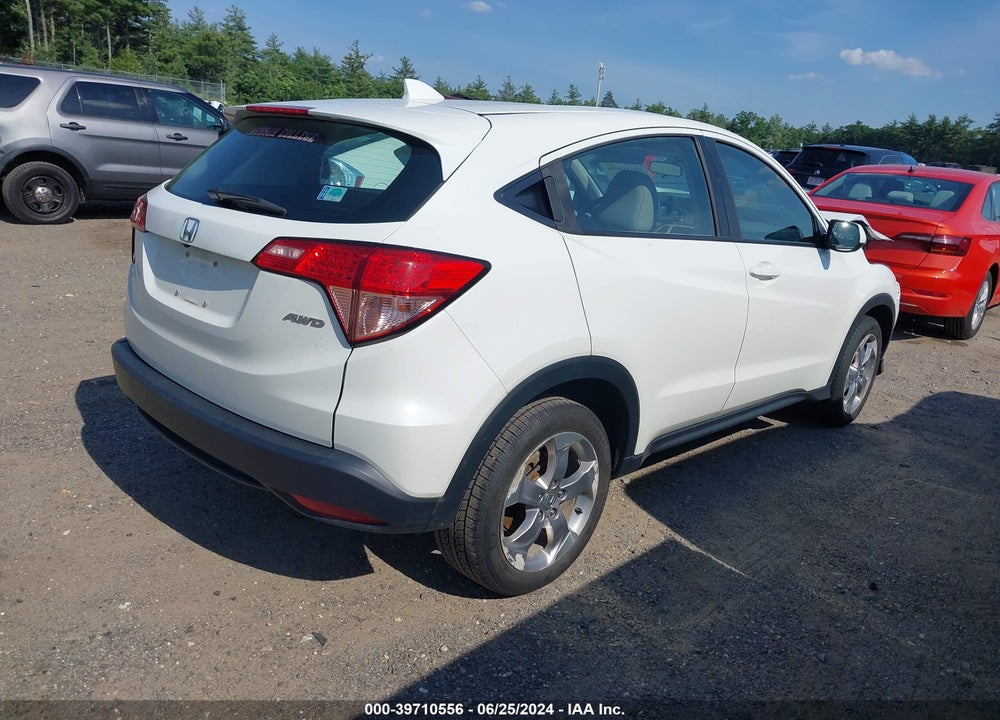 2018 HONDA HR-V LX VIN: 3CZRU6H39JM727417