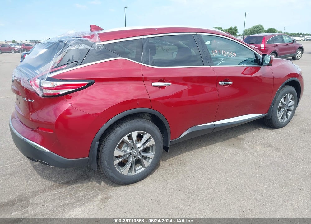 2018 NISSAN MURANO SL VIN: 5N1AZ2MH6JN195415