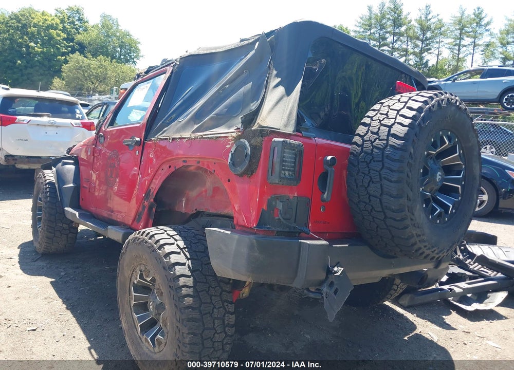 2014 JEEP WRANGLER SPORT VIN: 1C4AJWAG7EL231287
