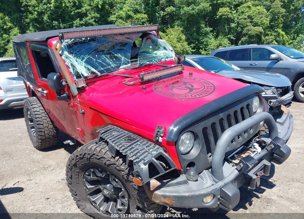 2014 JEEP WRANGLER SPORT VIN: 1C4AJWAG7EL231287