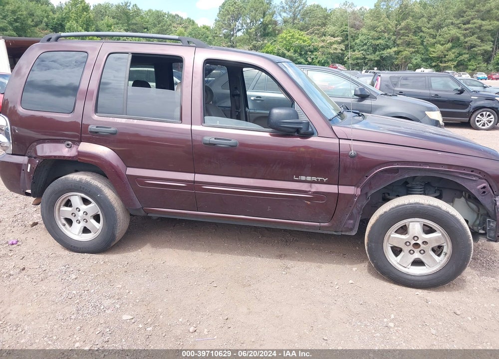 2004 JEEP LIBERTY LIMITED EDITION VIN: 1J4GK58K84W226893
