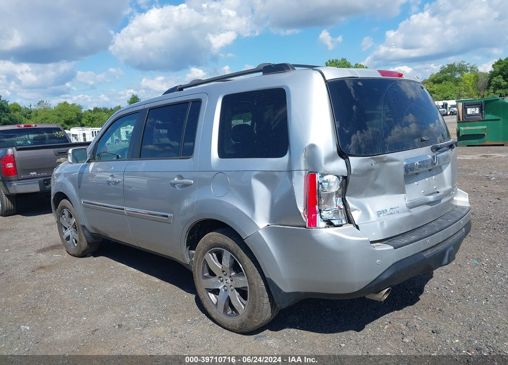 2013 HONDA PILOT TOURING VIN: 5FNYF4H92DB025856
